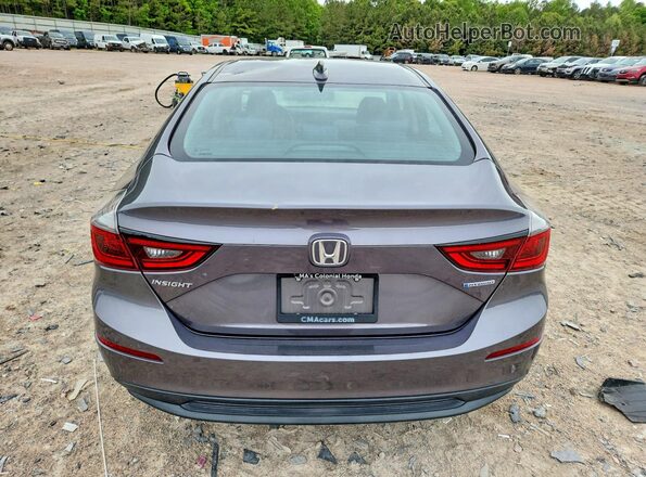 19XZE4F54LE008634 2020 HONDA INSIGHT Gray Widok z tyłu