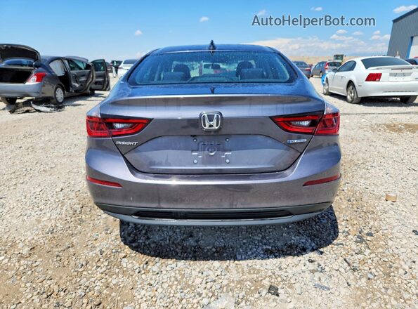 19XZE4F54NE000567 2022 HONDA INSIGHT Gray Rear view