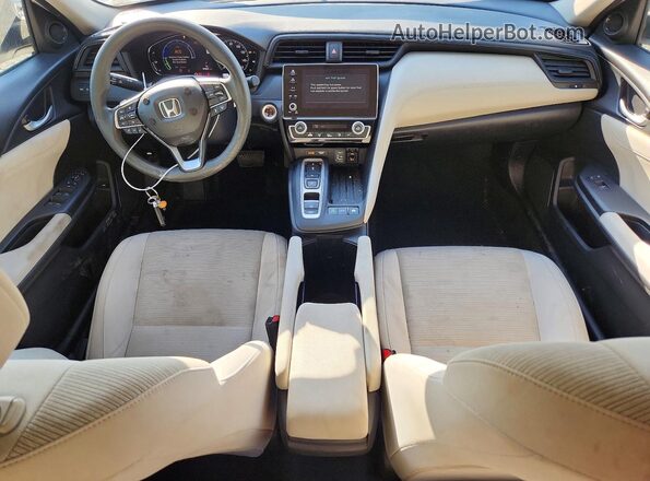 19XZE4F54NE008586 2022 HONDA INSIGHT White Dashboard view