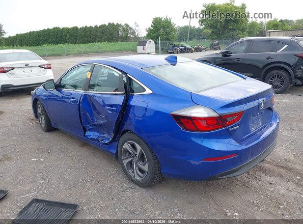 19XZE4F55KE005367 2019 HONDA INSIGHT Blue Задня ліва чверть