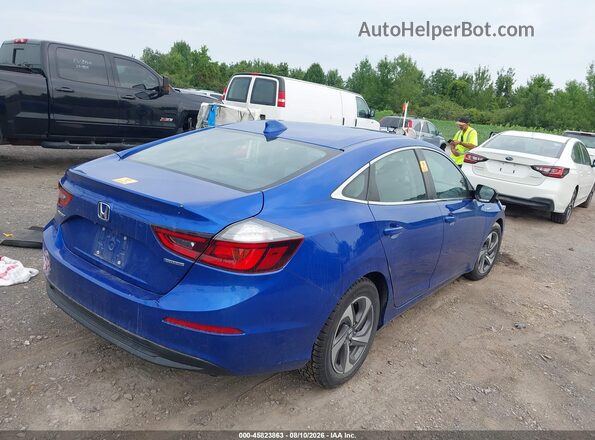 19XZE4F55KE005367 2019 HONDA INSIGHT Blue Задня права чверть