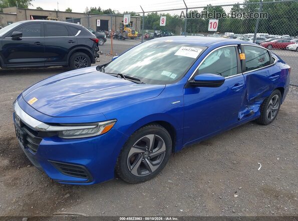 19XZE4F55KE005367 2019 HONDA INSIGHT Blue Вид спереду