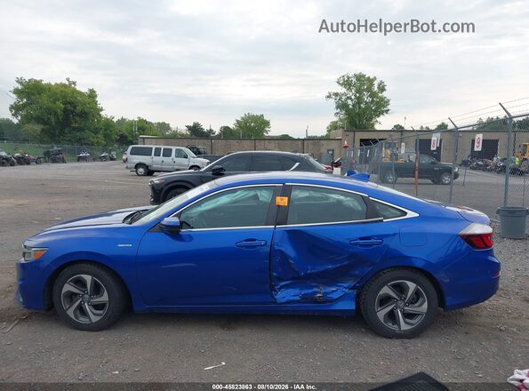 19XZE4F55KE005367 2019 HONDA INSIGHT Blue Панорамний вид салону 360°