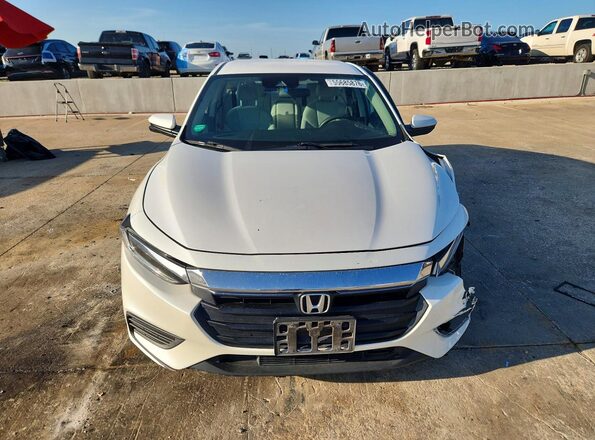 19XZE4F55KE011007 2019 HONDA INSIGHT White Widok z przodu