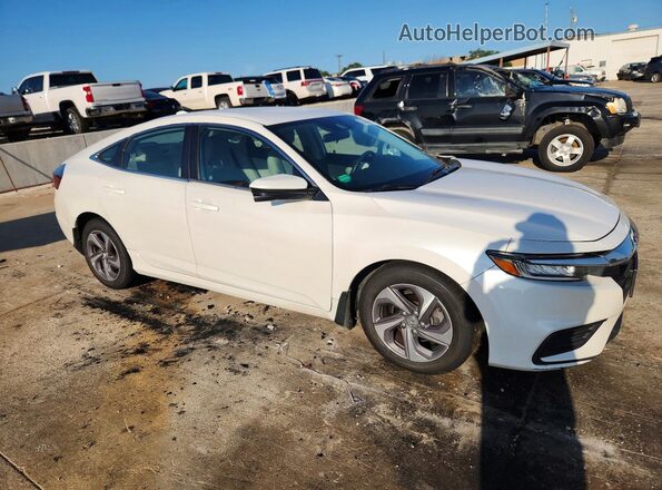 19XZE4F55KE011007 2019 HONDA INSIGHT White Przód prawy