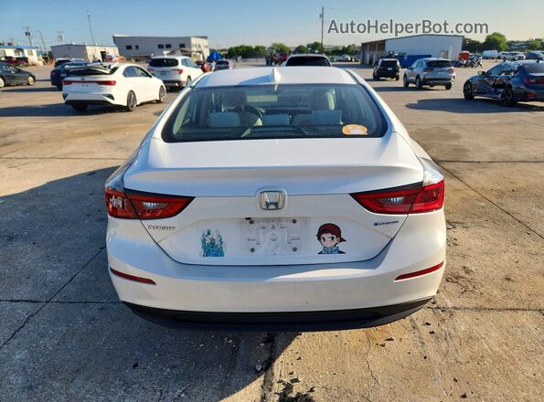 19XZE4F55KE011007 2019 HONDA INSIGHT White Widok z tyłu