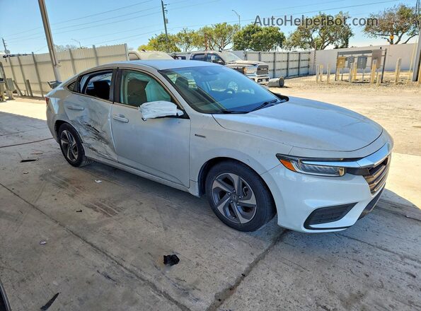 19XZE4F55LE009534 2020 HONDA INSIGHT White Przód prawy