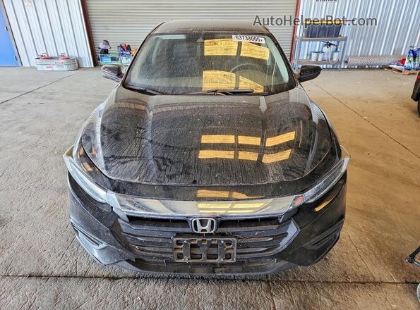 19XZE4F55LE013163 2020 HONDA INSIGHT Black Front view