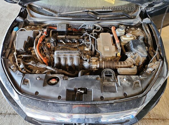 19XZE4F55LE013163 2020 HONDA INSIGHT Black Rear interior view