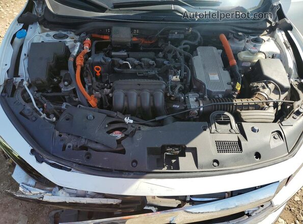 19XZE4F55ME000205 2021 HONDA INSIGHT White Widok wnętrza z tyłu