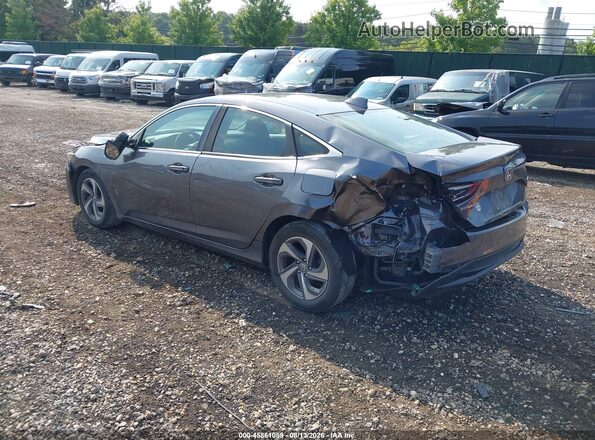 19XZE4F56KE027359 2019 HONDA INSIGHT Gray Հետևի ձախ