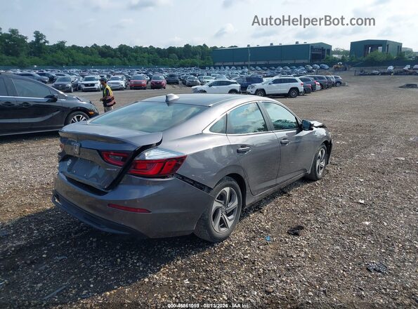 19XZE4F56KE027359 2019 HONDA INSIGHT Gray Հետևի աջ