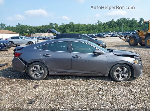 19XZE4F56KE027359 2019 HONDA INSIGHT Gray Սալոնի 360 աստիճան տեսք