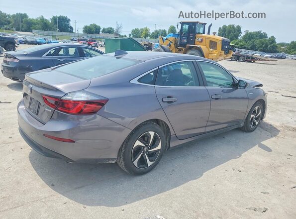 19XZE4F56ME009155 2021 HONDA INSIGHT Gray Trasero derecho