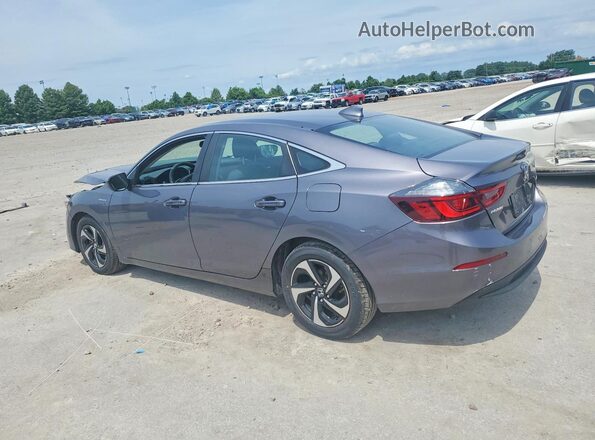 19XZE4F56ME009155 2021 HONDA INSIGHT Gray Trasero izquierdo