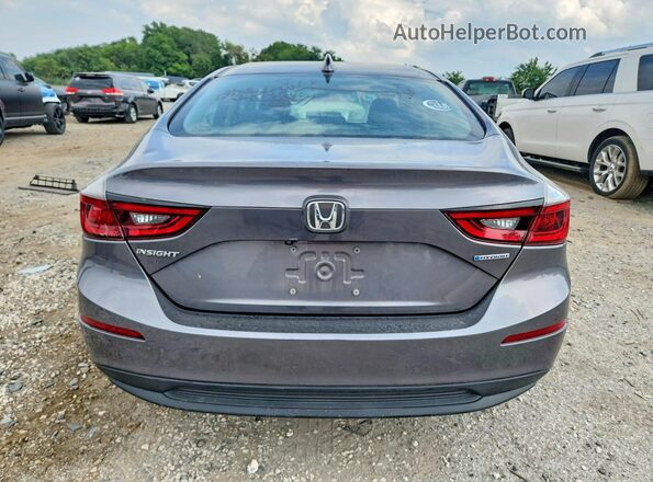 19XZE4F56ME010547 2021 HONDA INSIGHT Gray Вид ззаду