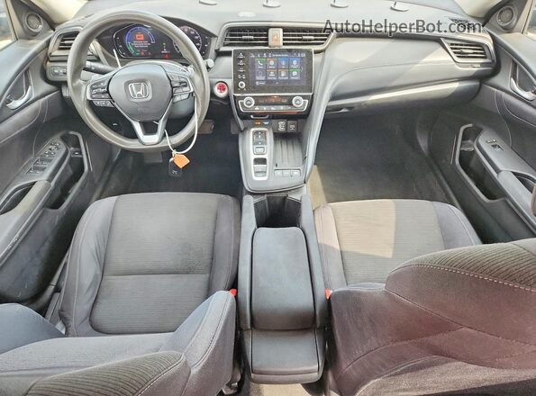19XZE4F56ME010547 2021 HONDA INSIGHT Gray Вид панелі приладів