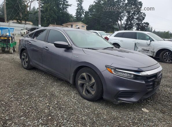 19XZE4F58ME008119 2021 HONDA INSIGHT Charcoal Przód prawy