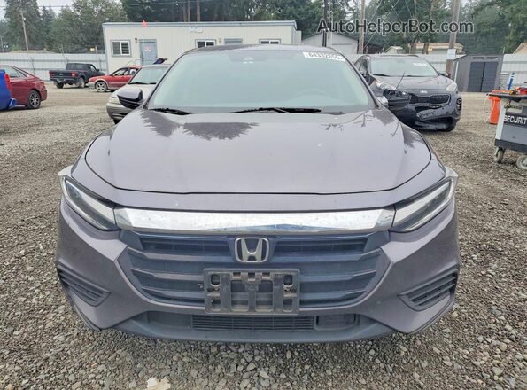 19XZE4F58ME008119 2021 HONDA INSIGHT Charcoal Widok z przodu