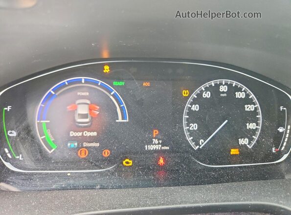 19XZE4F59LE012534 2020 HONDA INSIGHT Black Вид щитка приладів