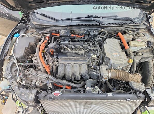 19XZE4F59LE012534 2020 HONDA INSIGHT Black Вид задньої частини салону