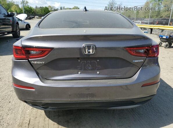 19XZE4F59NE010916 2022 HONDA INSIGHT Gray Widok z tyłu