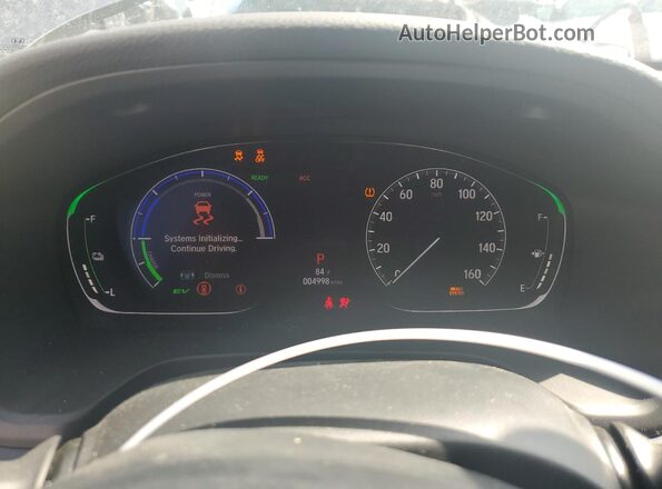 19XZE4F59NE010916 2022 HONDA INSIGHT Gray Widok zestawu wskaźników