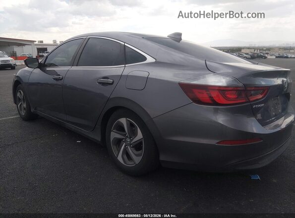 19XZE4F5XKE005378 2019 HONDA INSIGHT Gray Tył lewy