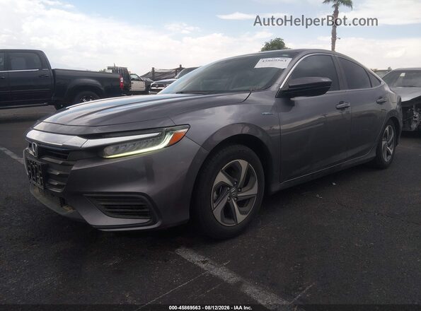 19XZE4F5XKE005378 2019 HONDA INSIGHT Gray Przód lewy