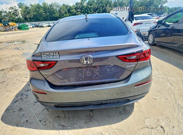 19XZE4F5XKE017675 2019 HONDA INSIGHT Серый Вид сзади