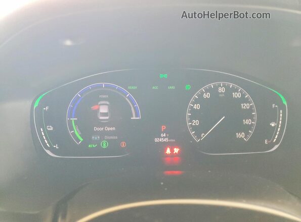 19XZE4F90LE009427 2020 HONDA INSIGHT White Vista del cuadro de instrumentos