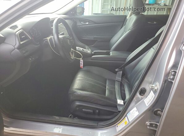 19XZE4F91ME004822 2021 HONDA INSIGHT Silver Widok wnętrza z przodu