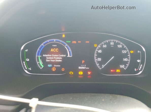 19XZE4F91ME004822 2021 HONDA INSIGHT Silver Widok zestawu wskaźników