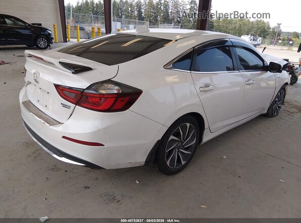 19XZE4F93KE024230 2019 HONDA INSIGHT White Trasero derecho