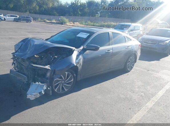 19XZE4F94ME002465 2021 HONDA INSIGHT Gray Передня ліва чверть