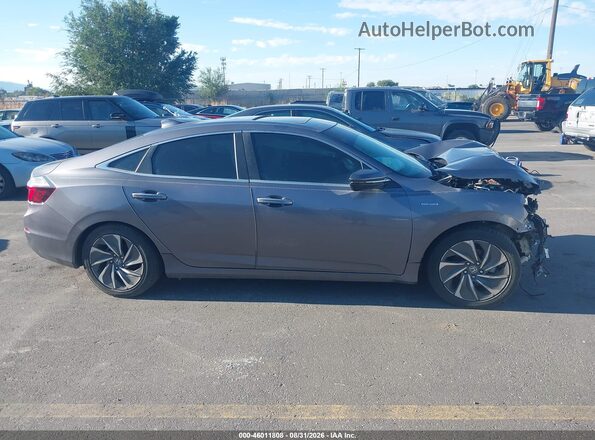 19XZE4F94ME002465 2021 HONDA INSIGHT Gray Вид задньої частини салону