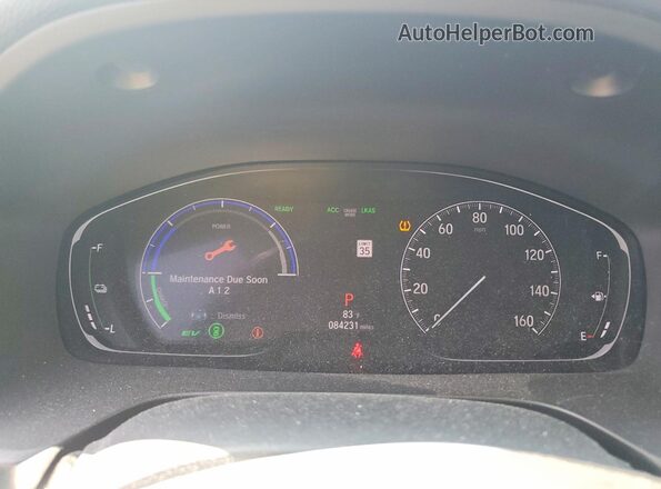 19XZE4F95LE007575 2020 HONDA INSIGHT Gray Սարքավորումների վահանակի տեսք