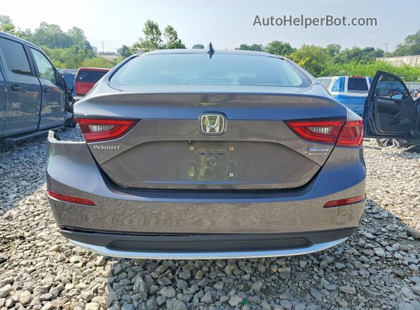 19XZE4F95LE007575 2020 HONDA INSIGHT Gray Հետևի տեսք