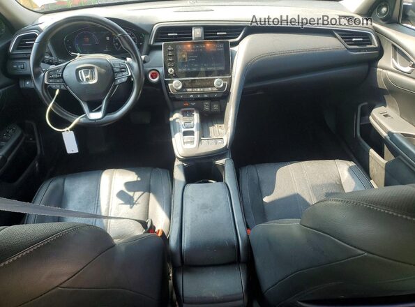 19XZE4F95LE007575 2020 HONDA INSIGHT Gray Առջևի վահանակի տեսք