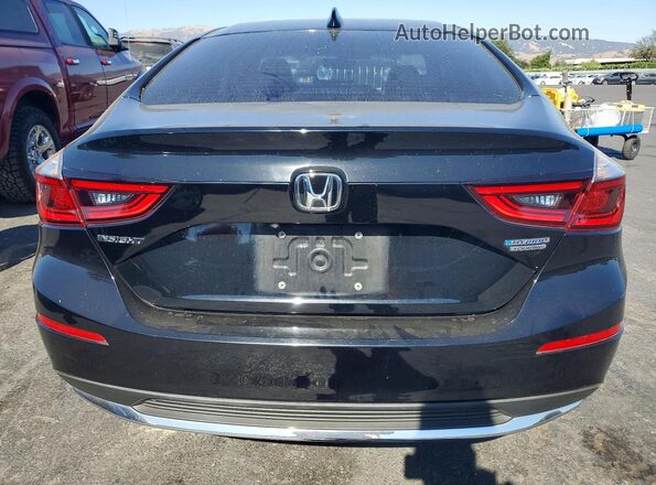 19XZE4F98LE006808 2020 HONDA INSIGHT Black Вид ззаду