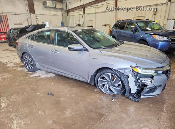 19XZE4F98LE010468 2020 HONDA INSIGHT Серебряный Передняя правая четверть