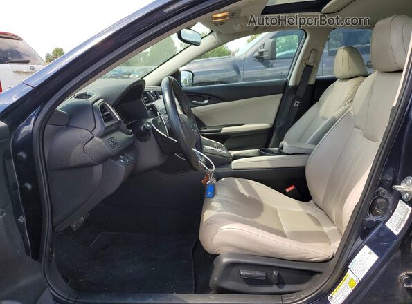 19XZE4F98LE014939 2020 HONDA INSIGHT Charcoal წინა სალონის ხედი