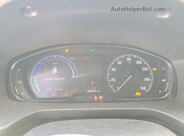 19XZE4F98LE014939 2020 HONDA INSIGHT Charcoal ხელსაწყოთა პანელის ხედი