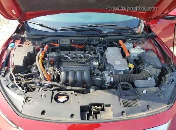 19XZE4F99ME006155 2021 HONDA INSIGHT Red Սալոնի հետևի տեսք