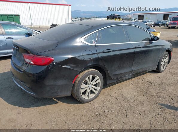 1C3CCCAB0GN107475 2016 CHRYSLER 200 Black Trasero derecho