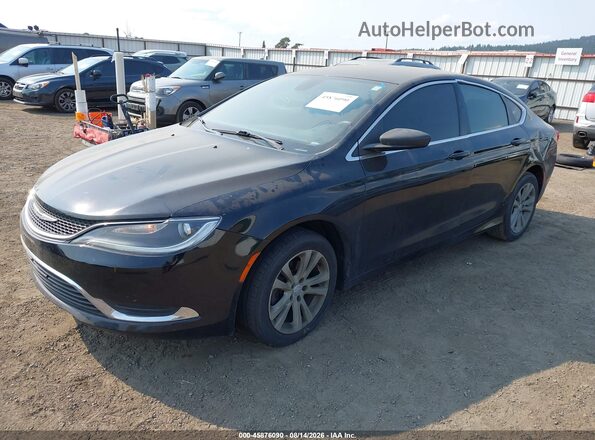 1C3CCCAB0GN107475 2016 CHRYSLER 200 Black Vista tres cuartos delantera izquierda