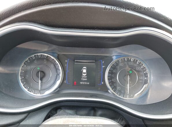 1C3CCCAB0GN107475 2016 CHRYSLER 200 Black Vista de los asientos traseros