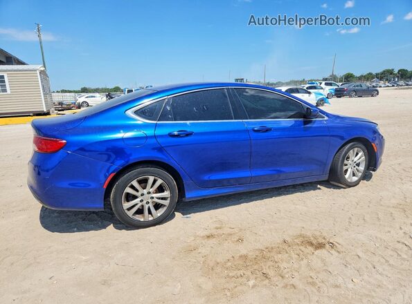 1C3CCCAB0GN154909 2016 CHRYSLER 200 Blue Tył prawy