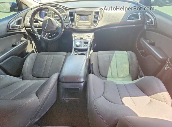 1C3CCCAB0GN154909 2016 CHRYSLER 200 Blue Widok deski rozdzielczej