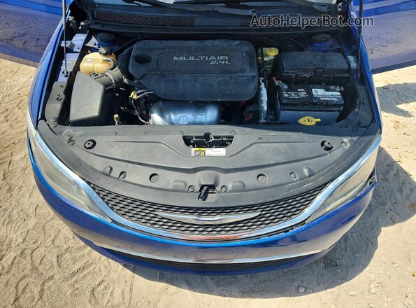 1C3CCCAB0GN154909 2016 CHRYSLER 200 Blue Widok wnętrza z tyłu